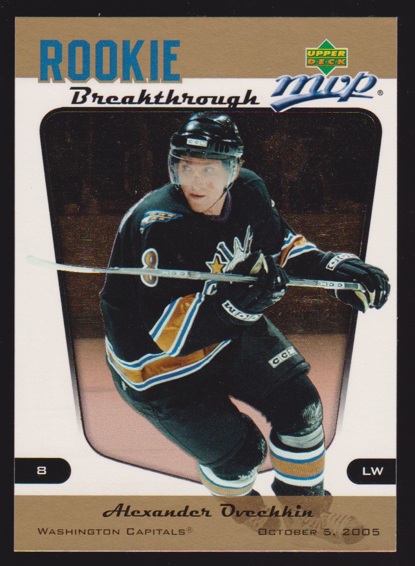 2005-06 Upper Deck MVP Rookie Breakthrough #RB2 Alex Ovechkin RC (image for) 2005-06 Upper Deck MVP Rookie Breakthrough #RB2 Alex Ovechkin RC